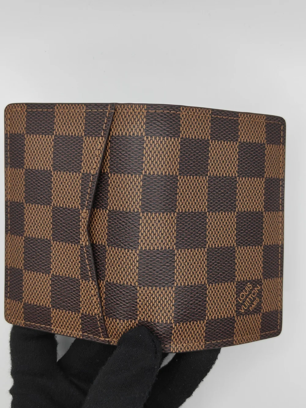 Louis Vuitton Brown Damier Check Card Holder